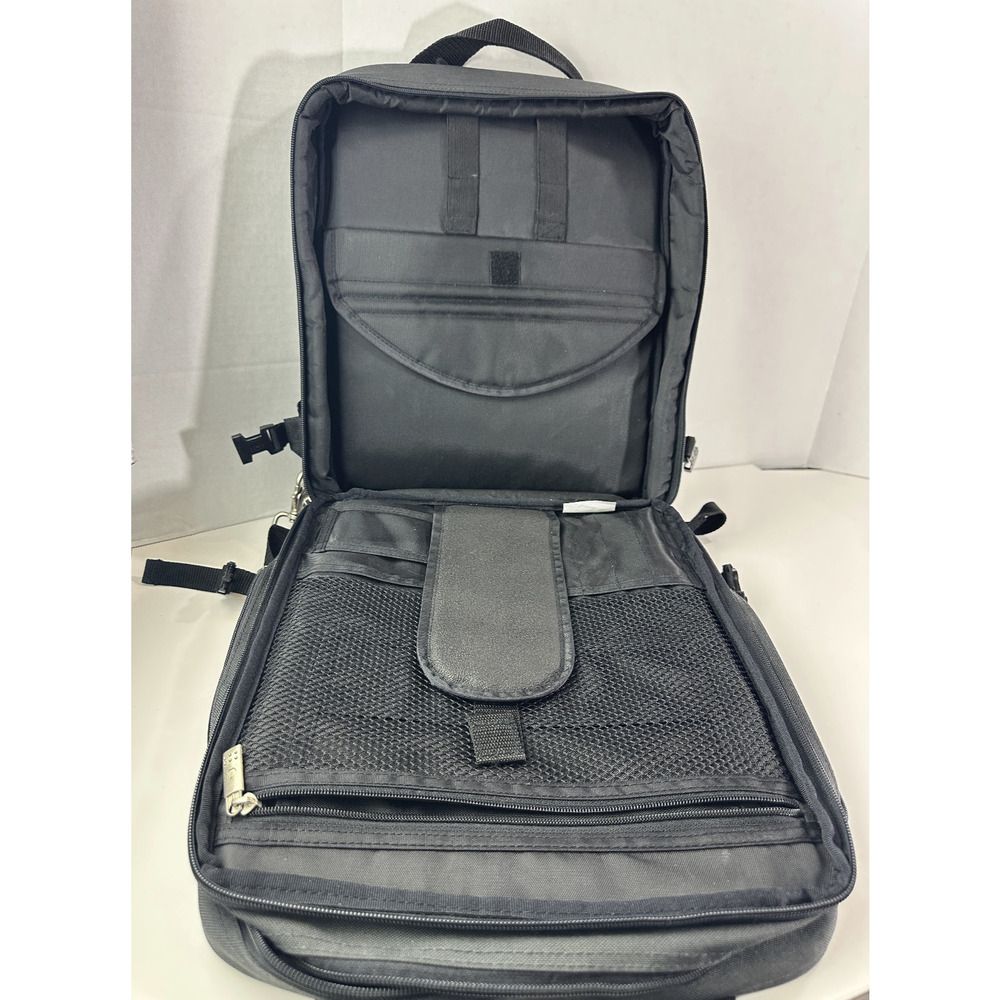 *Flawed Vintage Apple Computer x Mead Backpack Bag Rainbow Logo Collector Rare - Picture 8 of 16